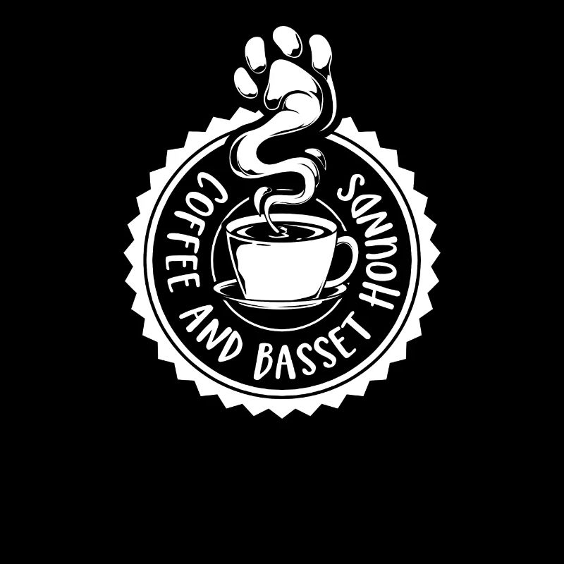 Kaffee und Basset Hound