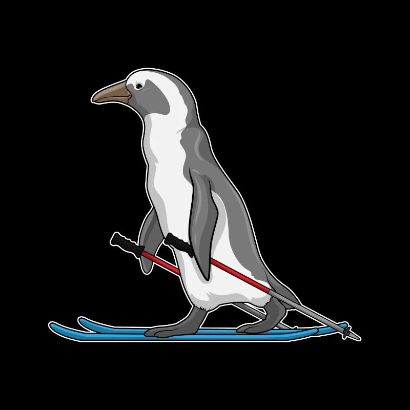 Penguin Skier Ski