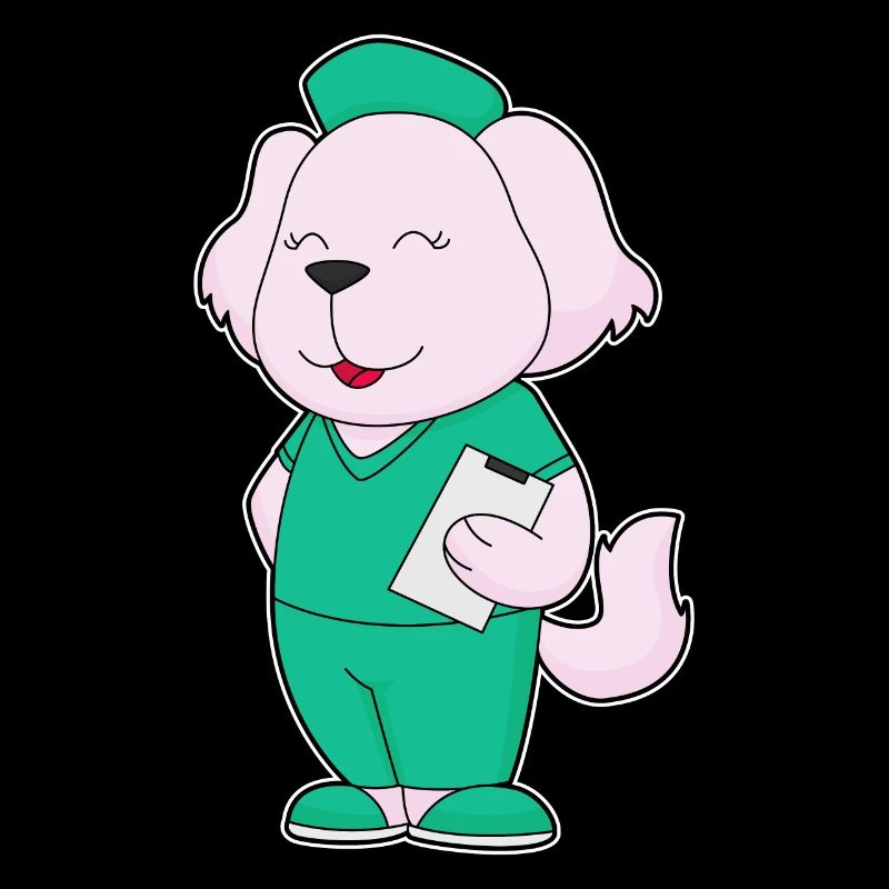 Hund Krankenschwester