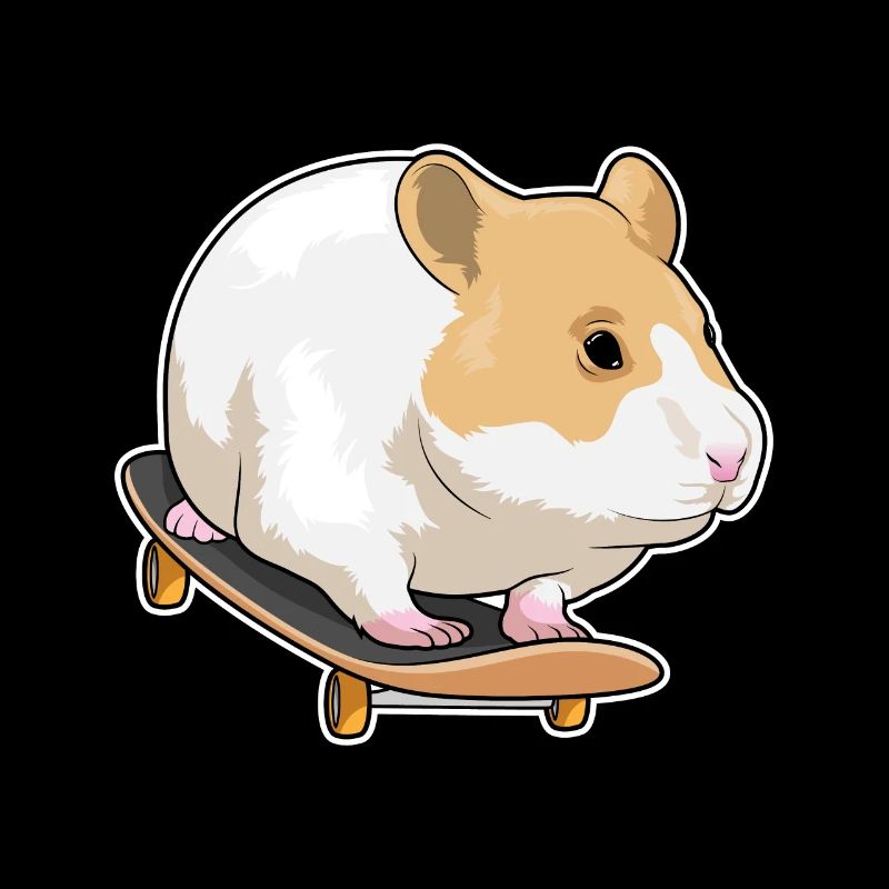 Hamster Skater Skateboard