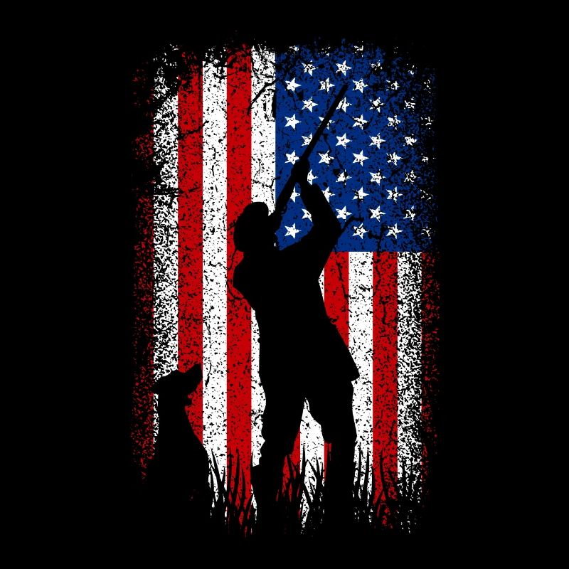 États-Unis Drapeau américain 4 juillet Chasse