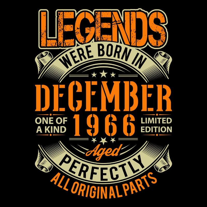 1966 Décembre Birthday Legend