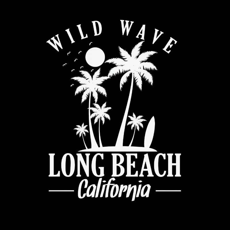 Wild Wave long Beach California surfing