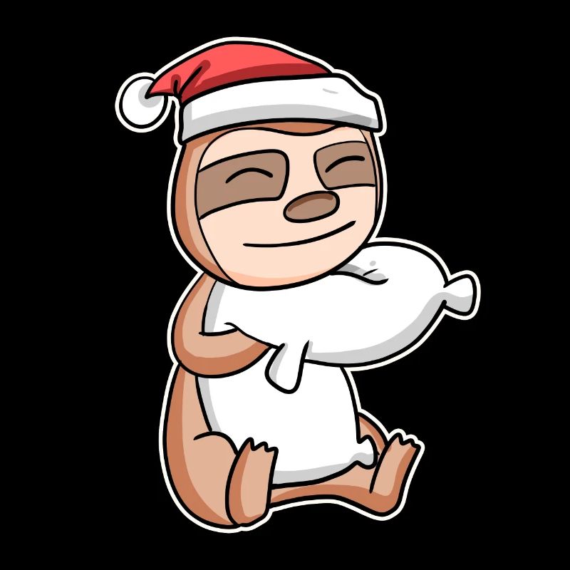 Sloth Christmas Sleep Sleep Sleep Sleep