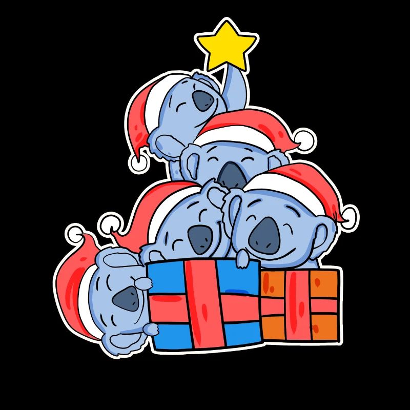 Christmas Christmas Tree Koala - Koalas