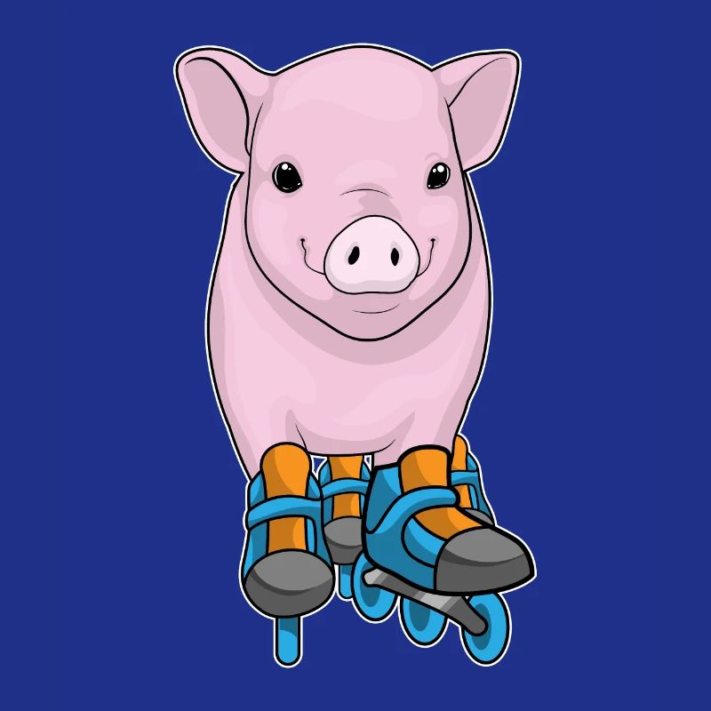 Pig Inline skating roller skates