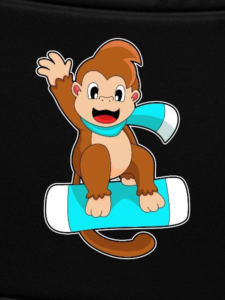 Affe Snowboarder Snowboard