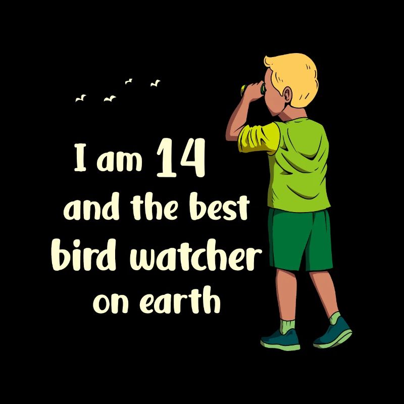 I'm 14 - Boy Birdwatching