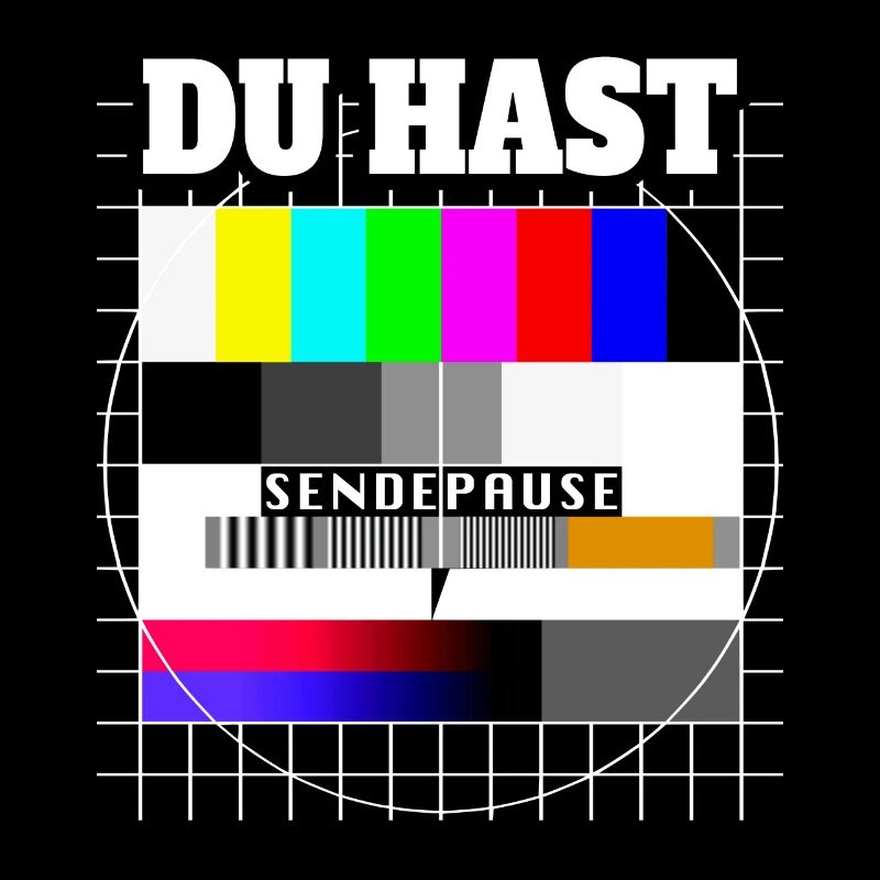 Du Hast Sendepause Testbild 90er Party 80er Jahre