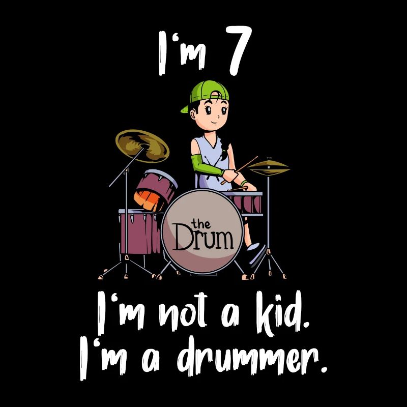 Ich bin 7 - Mädchen Schlagzeuger