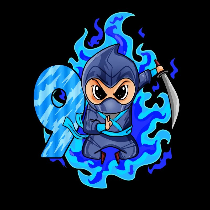 9ème anniversaire garçon 9 ans ninja