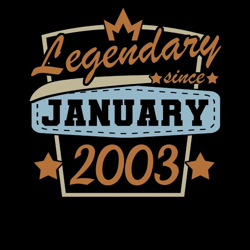 Birthday 20 years old January 2003