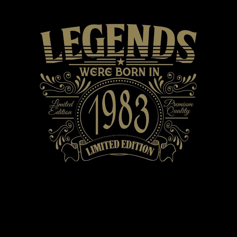 Legends Were Born in 1983 Gift
