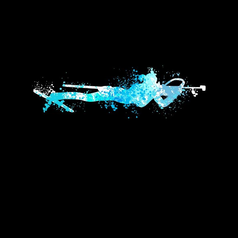 Splash Wintersport Biathlon Lying Biathlete