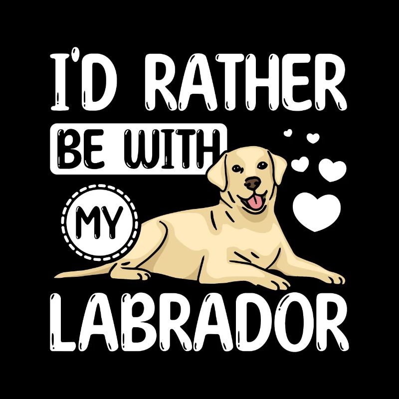 Je préfère être avec mon labrador