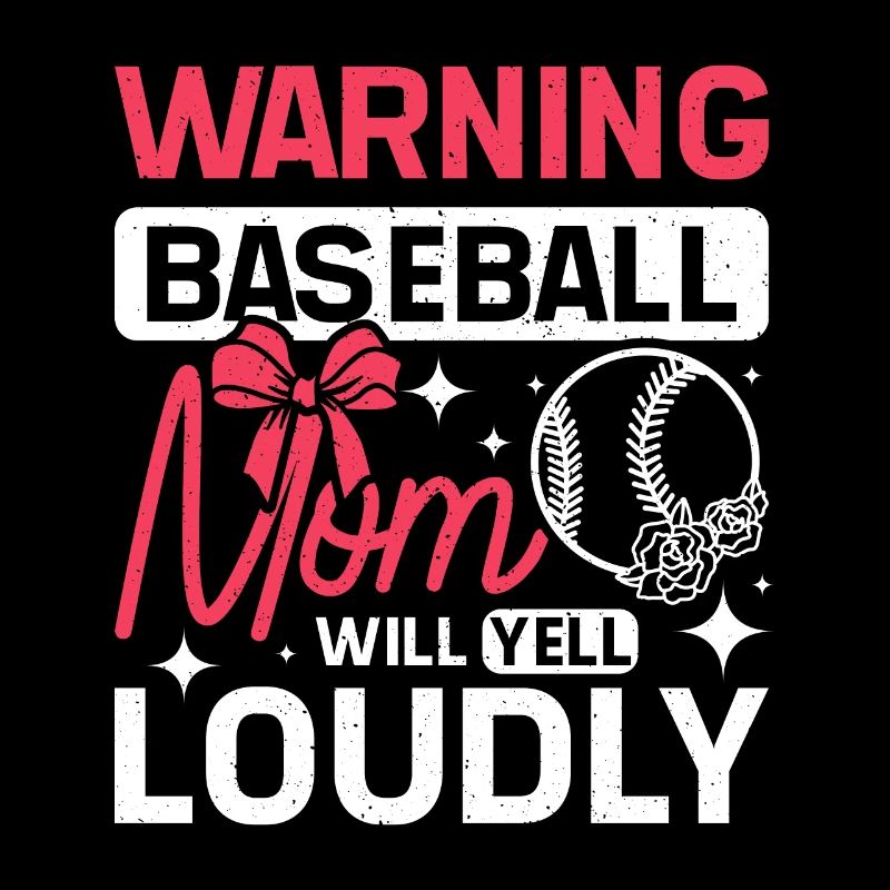 Avertissement une maman de baseball va crier fort