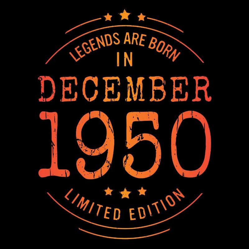 Anniversaire Décembre 1950 Edition Limitée Millésime