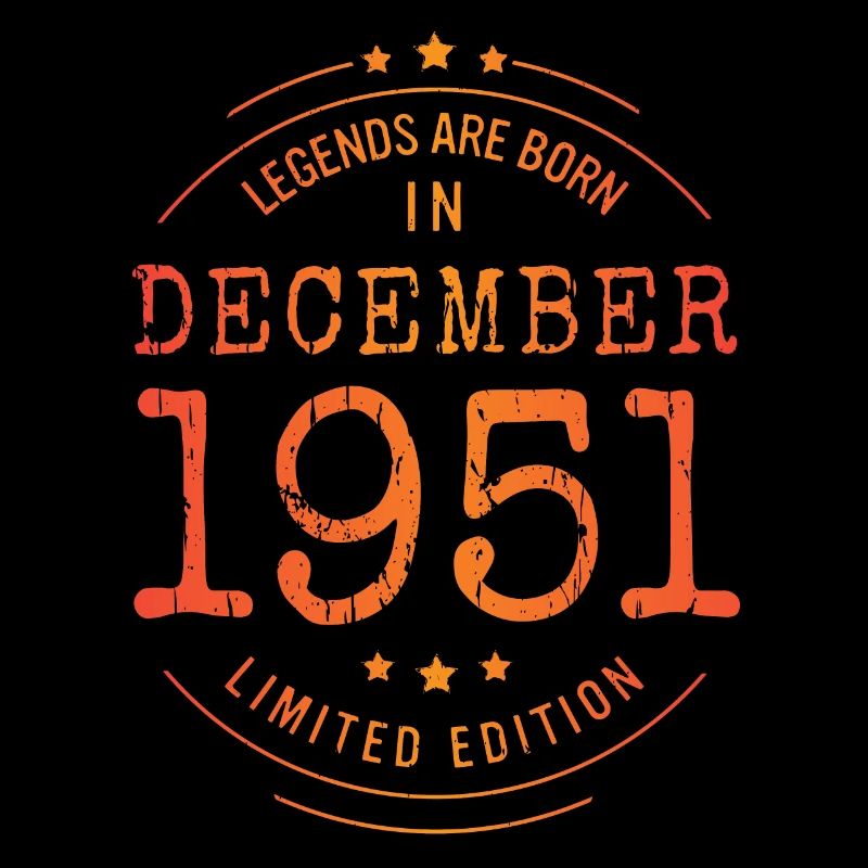 Anniversaire Décembre 1951 Edition Limitée Millésime