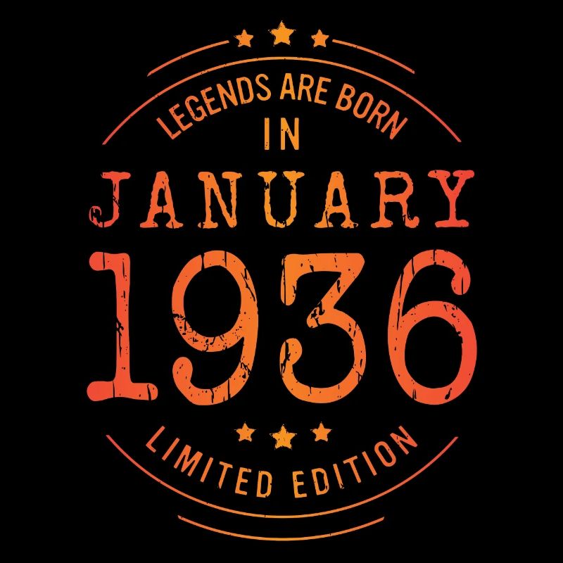 Anniversaire Janvier 1936 Edition Limitée Millésime