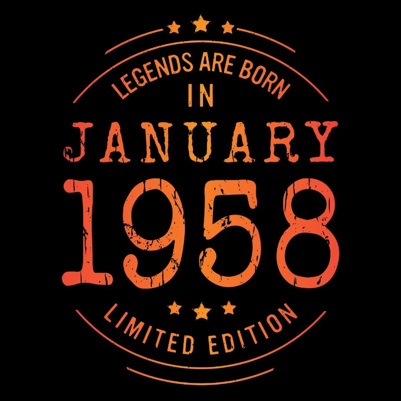 Anniversaire Janvier 1958 Edition Limitée Millésime