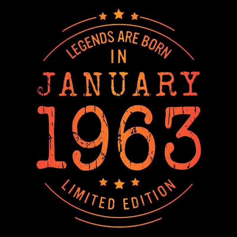 Anniversaire Janvier 1963 Edition Limitée Millésime