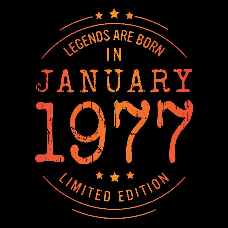 Anniversaire Janvier 1977 Edition Limitée Millésime