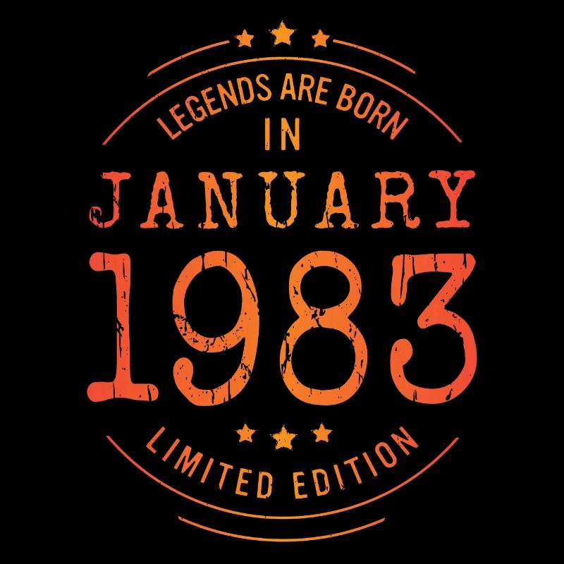 Anniversaire Janvier 1983 Edition Limitée Vintage