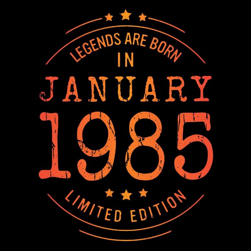 Anniversaire Janvier 1985 Edition Limitée Millésime