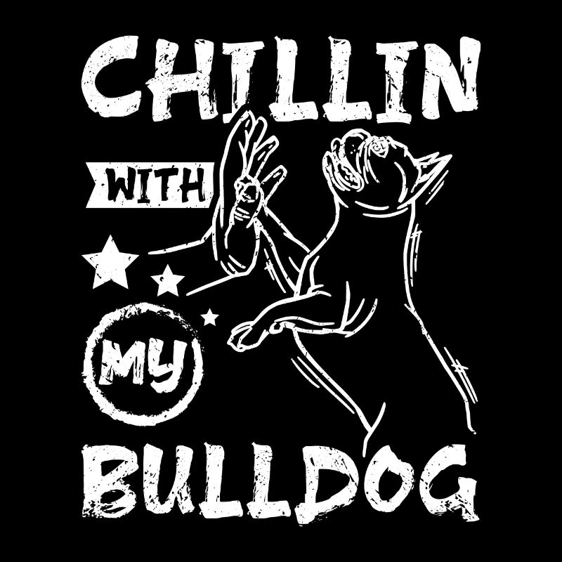 Chillin avec mon bouledogue français