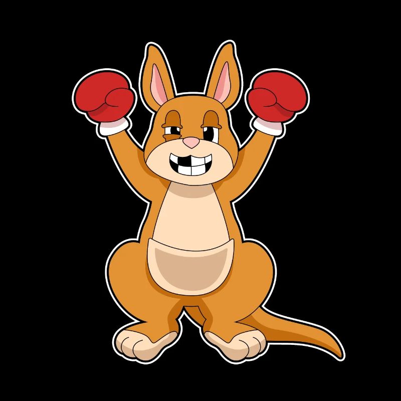 Kangaroo Boxer Boxing Gloves
