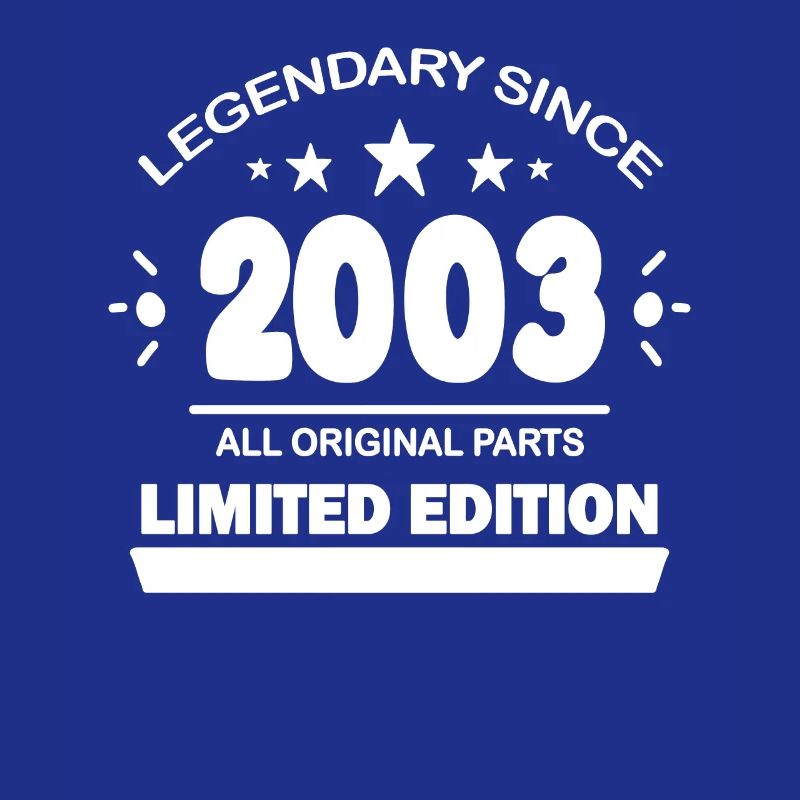 2003 - Né 2003 - Année de construction 2003