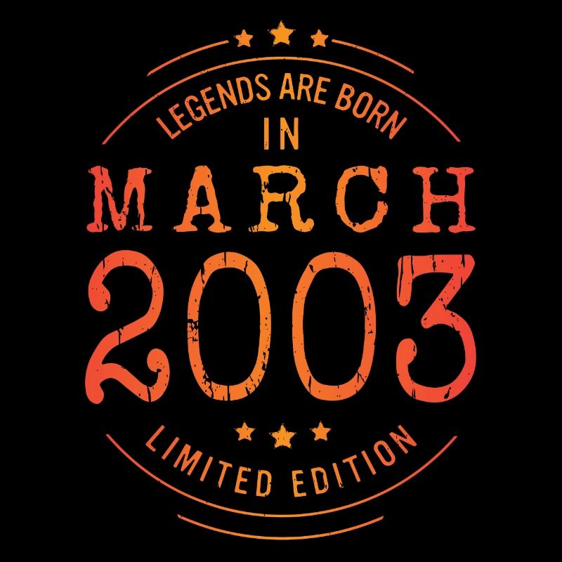Anniversaire Mars 2003 Edition Limitée Millésime