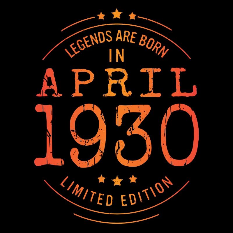 Anniversaire avril 1930 Edition Limitée Millésime