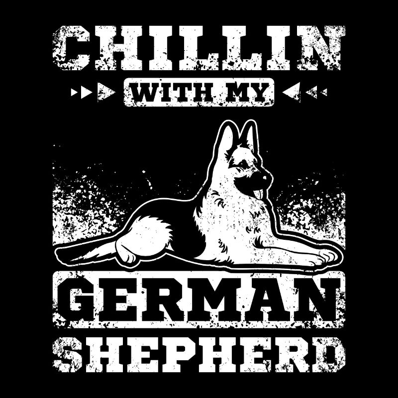 chillin with my german shepherd