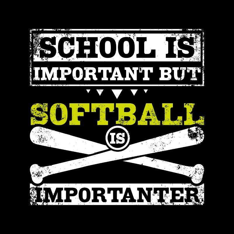 L’école est importante, mais le softball est plus important