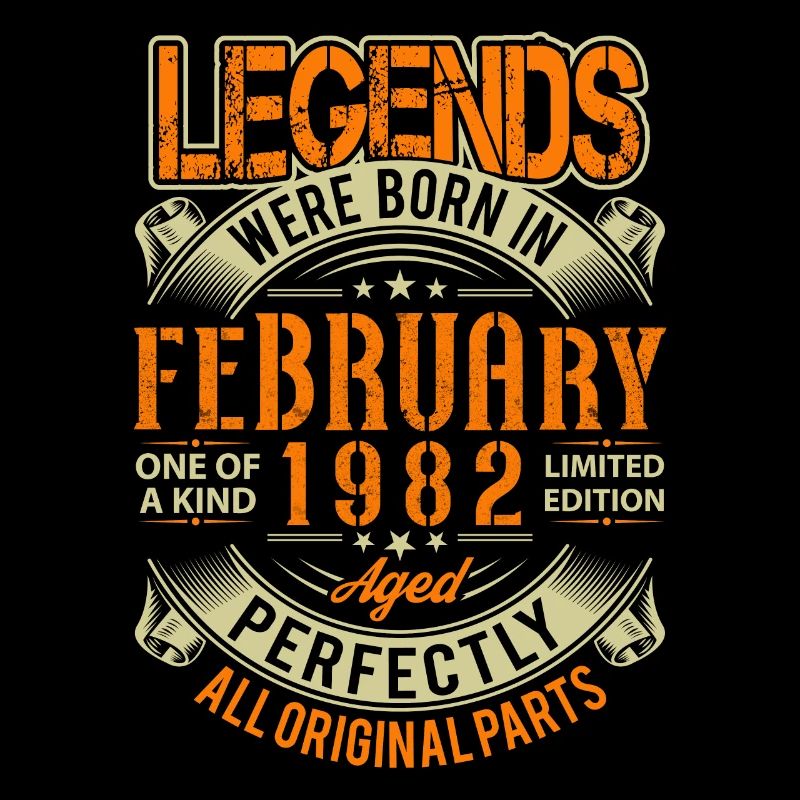 1982 February Birthday Legend