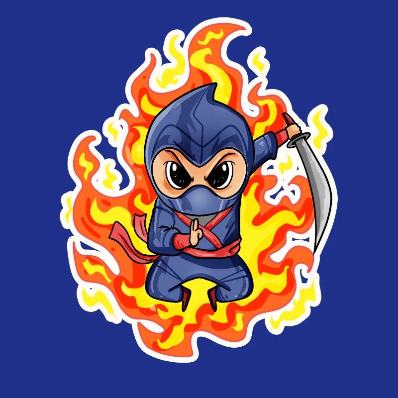 Ninja Rouge Feu
