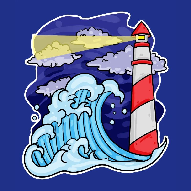 Phare Côte Mer Mer