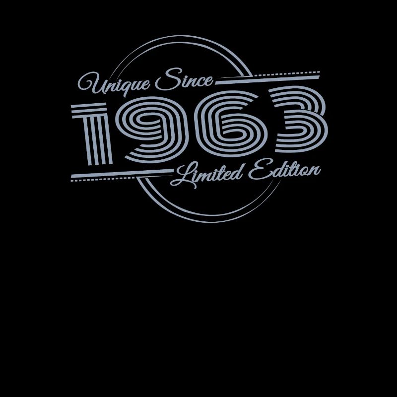 Unique Since 1963 Retro Birthday Vintage