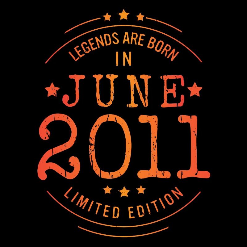 Geburtstag Juni 2011 Limited Edition Vintage