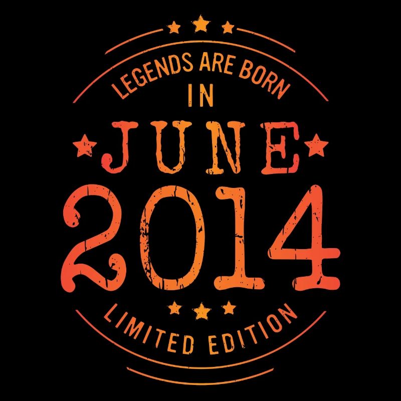 Geburtstag Juni 2014 Limited Edition Vintage