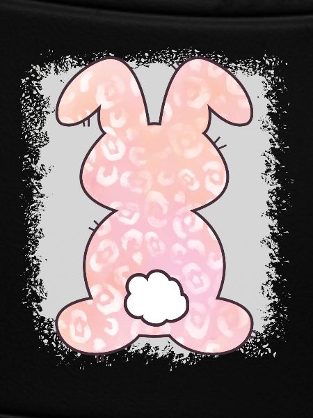 Leopard Print Bleached Easter