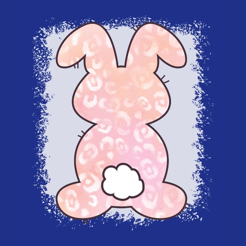 Leopard Print Bleached Easter