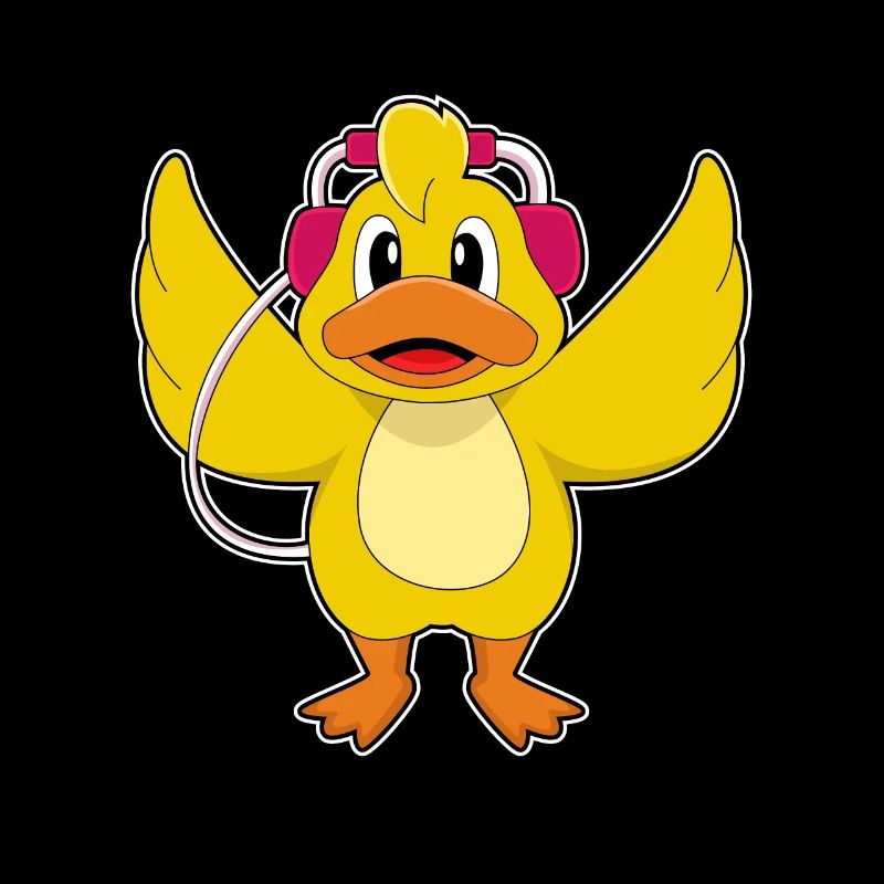 Duck Headphone Music