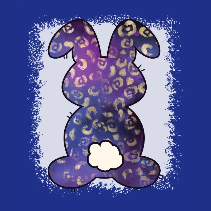 Leopard Print Bleached Easter