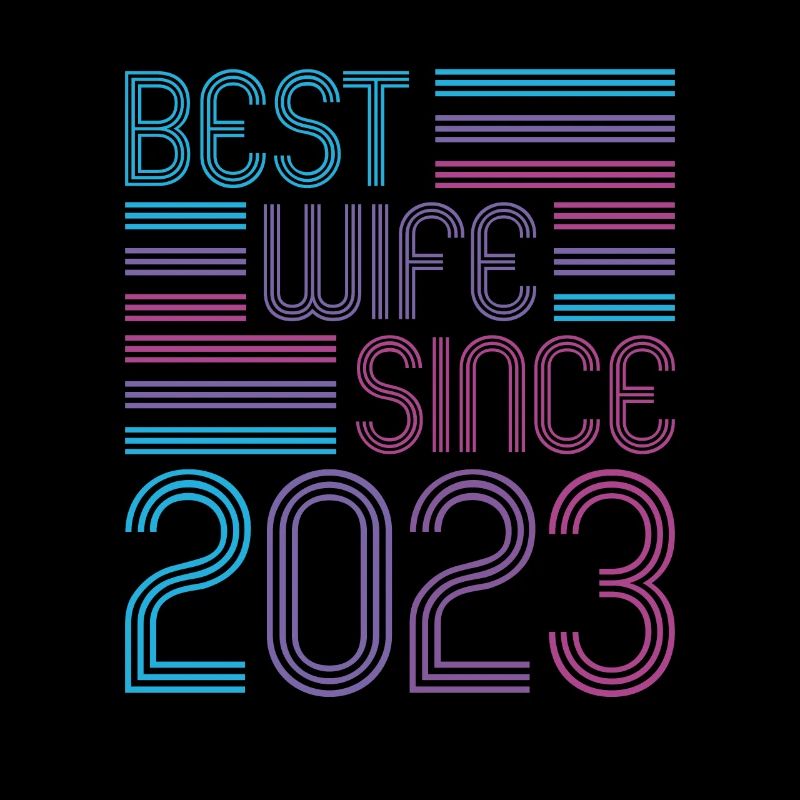 beste Ehefrau seit 2023 1.Hochzeitstag