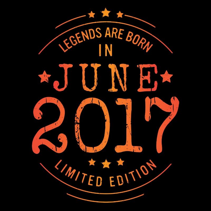Geburtstag Juni 2017 Limited Edition Vintage