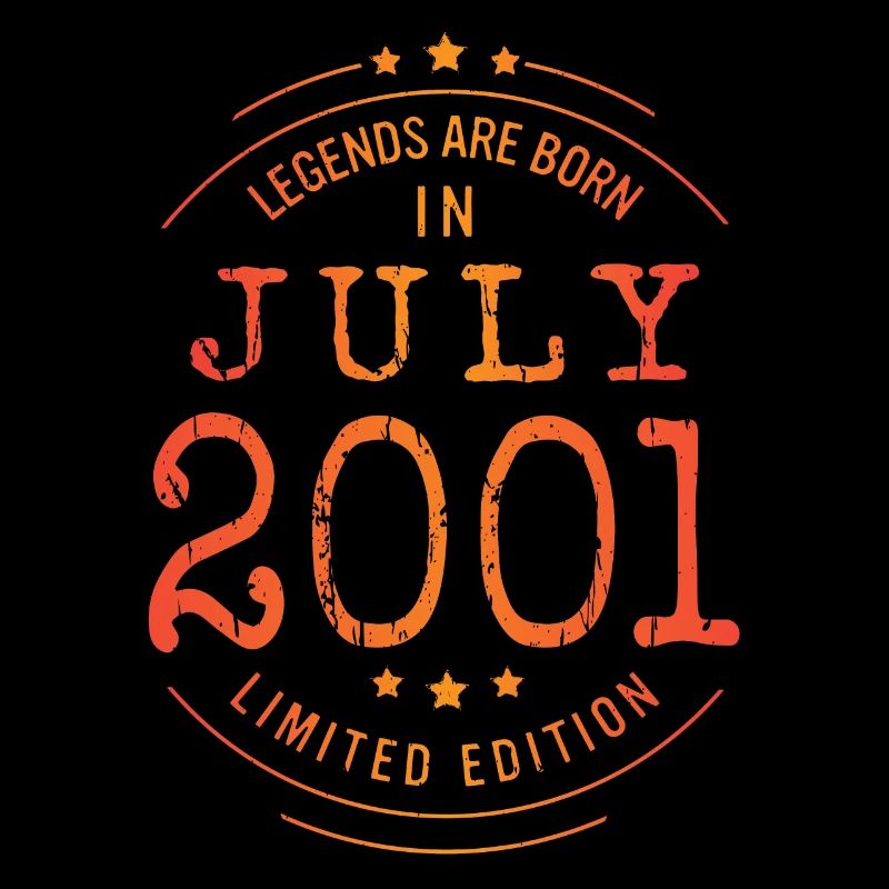 Geburtstag Juli 2001 Limited Edition Vintage