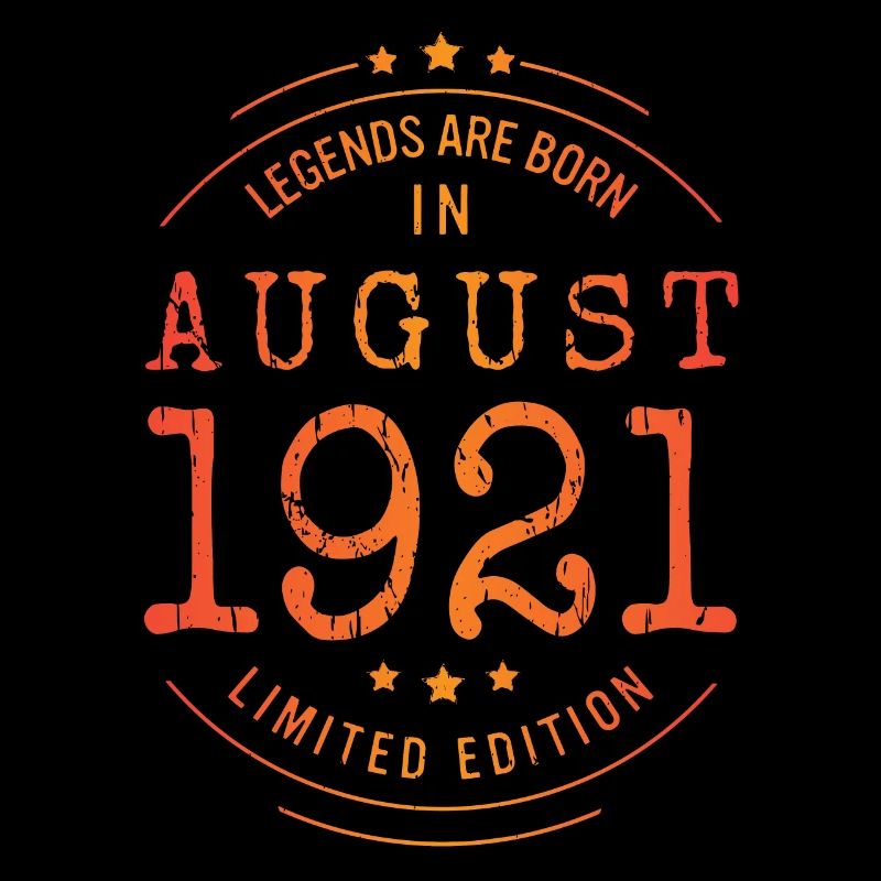 Anniversaire août 1921 Edition Limitée Millésime