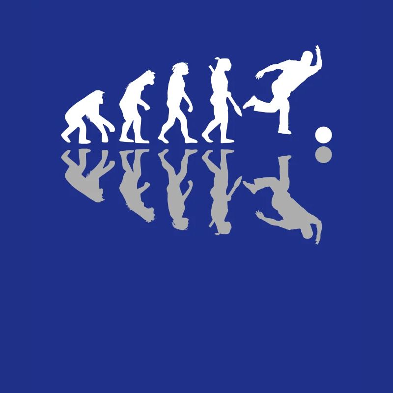 Human Evolution Bowling Bowler Pins Strike